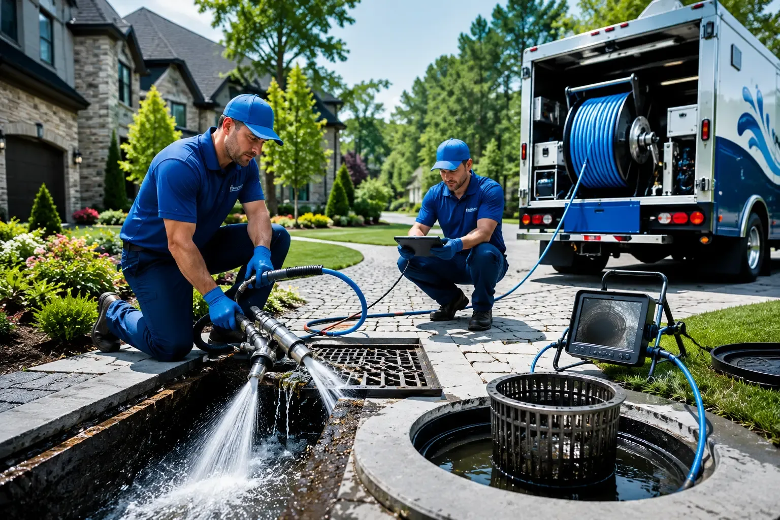 Local outdoor drain cleaning professionals in Edna, TX